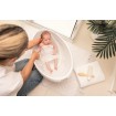 Bubble Cuddle Bath with Bath Seat Taupe