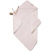 Little Bamboo Hooded Towel Dusty Pink