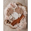 Snuggle Hunny Long Sleeve Body Suit Biscuit Stripe