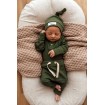 Snuggle Hunny Long Sleeve Body Suit Olive