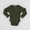 Snuggle Hunny Long Sleeve Body Suit Olive