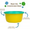 Green Grown Toddler Bowls Green Blue