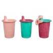 Green Grown Sippy Cups Pink Green