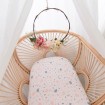 Living Textiles Bassinet Fitted Sheets Botanical