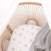 Living Textiles Co-Sleeper Fitted Sheets Dandelion