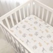 Living Textiles Cot Fitted Sheets Savanna