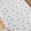 Snuggle Hunny Fitted Cot Sheet Turtle