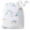 Snuggle Hunny Fitted Cot Sheet Turtle