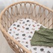Living Textiles Bassinet Fitted Sheets 2pk Forest Retreat