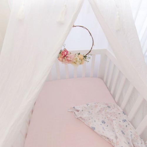 Living Textiles Cot Fitted Sheets Botanical
