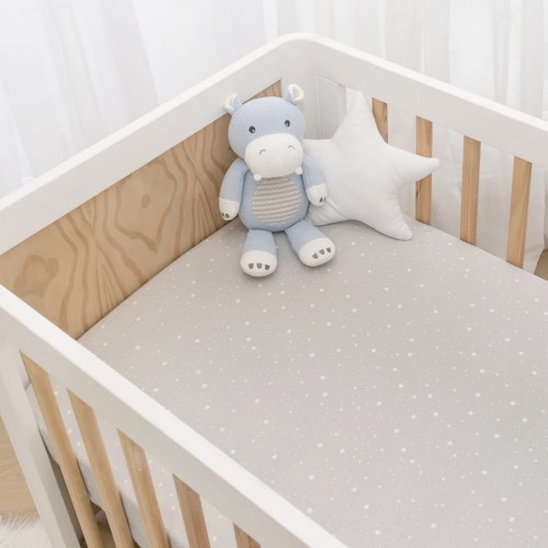 Living Textiles Cot Fitted Sheets Noah