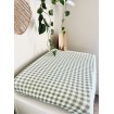 Mini and Me Bassinet Fitted Sheet Forest Gingham