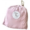 Mini and Me Fitted Cot Sheet Blush