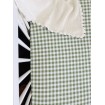 Mini and Me Fitted Cot Sheet Forest Gingham