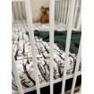 Mini and Me Fitted Cot Sheet Fox Hunt