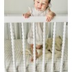 Mini and Me Fitted Cot Sheet Nude Gingham