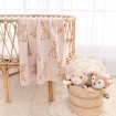 Living Textiles Baby Blanket Blush Fawn