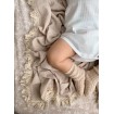 Mini and Me Lace Cotton Swaddle Fawn