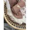 Mini and Me Shell Baby Blanket Blush