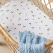 Snuggle Hunny Bassinet Sheet Change Pad Sheet Penguin