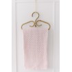 Snuggle Hunny Diamond Knit Blanket Blush Pink