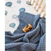 Snuggle Hunny Diamond Knit Blanket River