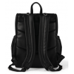 OiOi Nappy Backpack Black Dimple Vegan Leather