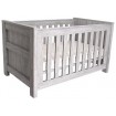Love n Care Bordeaux Cot Grey Vintage + Free Mattress Protector