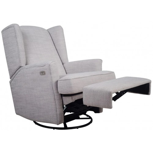 Il Tutto Chelsea Electric Glider Recliner Chair Grey Frost