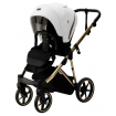 Bambini Geneva Modern Pram White Gold