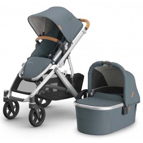 Uppababy Vista V3 With Bassinet Callum + Free Upper Adaptors