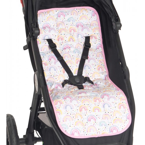 All4Ella Pram Liner Watercolour Rainbow